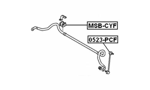 Втулка стабилизатора Febest, арт. MSB-CYF