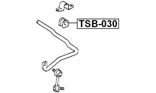 Втулка стабилизатора Febest, арт. TSB-030