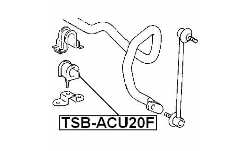 Втулка стабилизатора Febest, арт. TSB-ACU20F