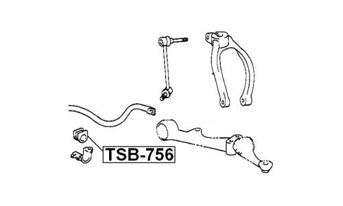 Втулка стабилизатора Febest, арт. TSB-756
