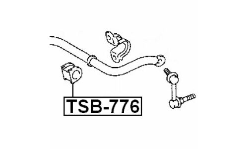 Втулка стабилизатора Febest, арт. TSB-776