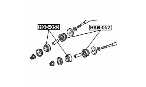 Втулка торсиона Febest, арт. HSB-053