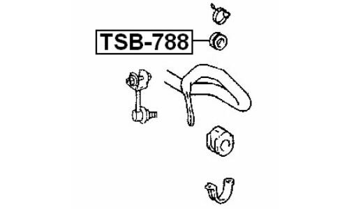 Втулка Febest, арт. TSB-788
