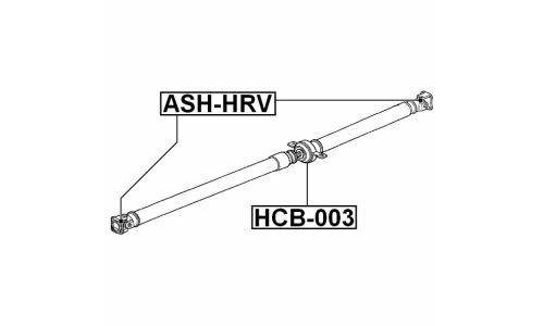 Крестовина карданного вала 20x34/55.5 Febest, арт. ASH-HRV