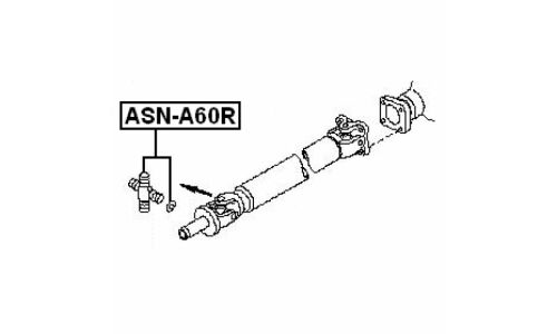 Крестовина карданного вала 30x92.5 Febest, арт. ASN-A60R