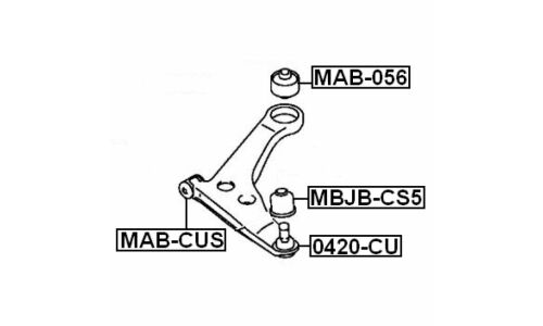 Опора шаровая Febest, арт. 0420-CU