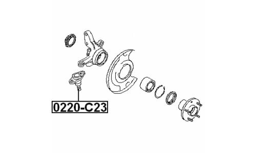Опора шаровая Febest, арт. 0220-C23