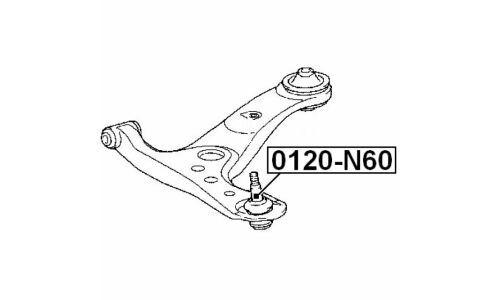 Опора шаровая Febest, арт. 0120-N60