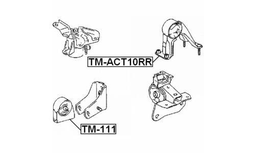 Опора (подушка) двигателя Febest, арт. TM-111