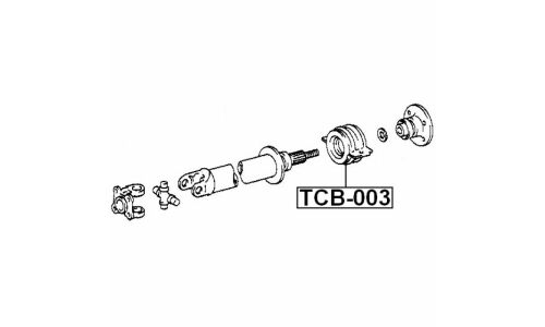 Подшипник карданного вала Febest, арт. TCB-003