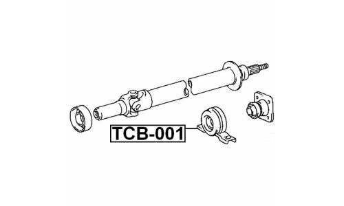 Подшипник карданного вала Febest, арт. TCB-001
