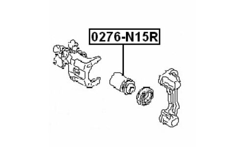Поршень тормозного суппорта Febest, задний, арт. 0276-N15R