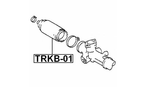 Пыльник рулевой рейки Febest, арт. TRKB-01