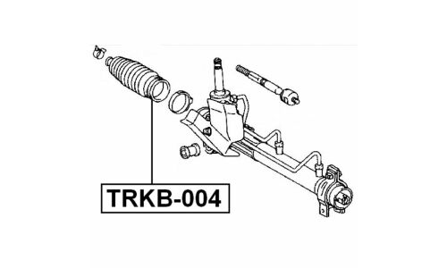 Пыльник рулевой рейки Febest, арт. TRKB-004
