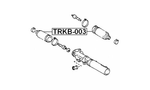 Пыльник рулевой рейки Febest, арт. TRKB-003