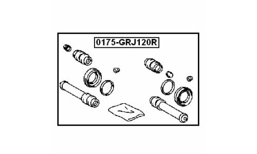 Ремкомплект тормозного суппорта Febest, арт. 0175-GRJ120R