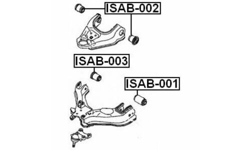 Сайлентблок Febest, арт. ISAB-002