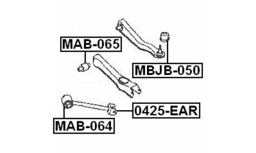 Сайлентблок Febest, арт. MAB-065