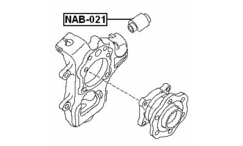 Сайлентблок Febest, арт. NAB-021