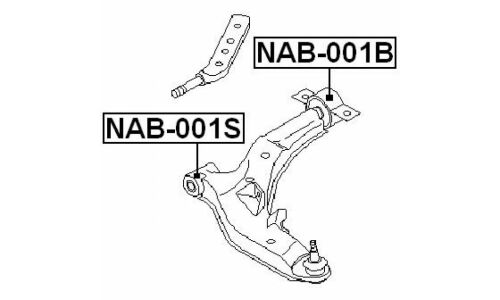 Сайлентблок Febest, арт. NAB-001B
