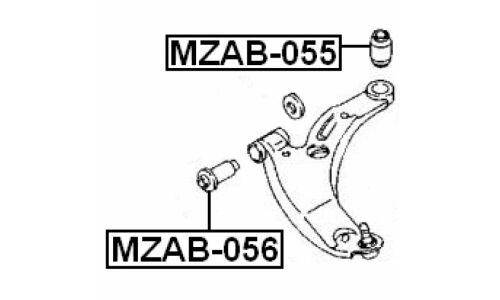 Сайлентблок Febest, арт. MZAB-056