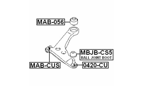 Сайлентблок Febest, арт. MAB-CUS