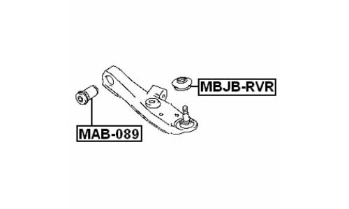 Сайлентблок Febest, арт. MAB-089