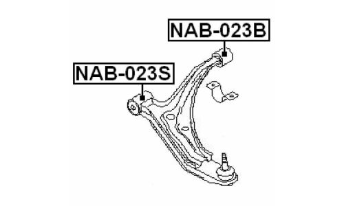 Сайлентблок Febest, арт. NAB-023S