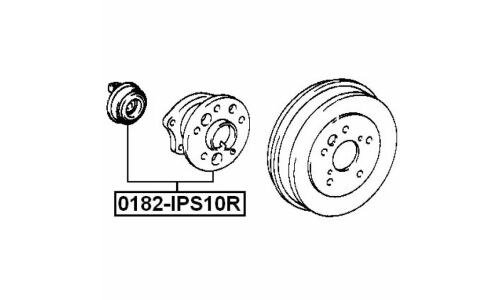 Ступица колеса Febest, арт. 0182-IPS10R