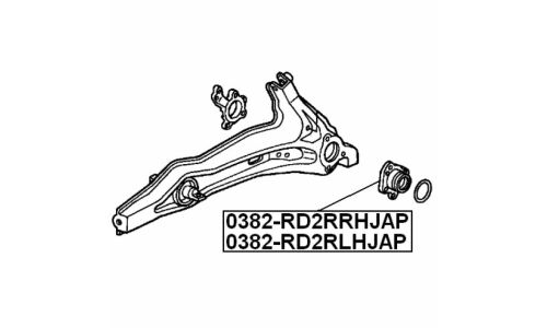 Ступица колеса Febest, арт. 0382-RD2RLHJAP