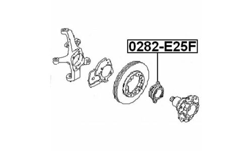 Ступица колеса Febest, арт. 0282-E25F