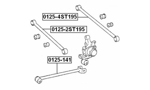 Тяга подвески Febest, арт. 0125-4ST195