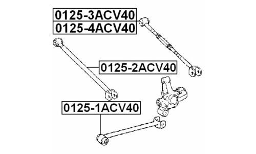Тяга подвески Febest, арт. 0125-3ACV40