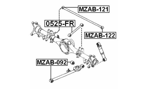 Тяга подвески Febest, арт. 0525-FR