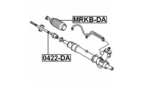 Тяга ру | перед прав/лев Febest, арт. 0422-DA