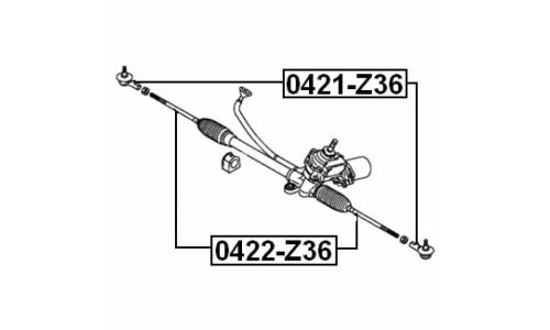 Тяга рулевая Febest, арт. 0422-Z36