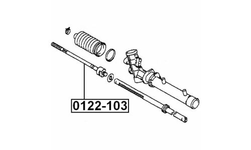 Тяга рулевая Febest, арт. 0122-103