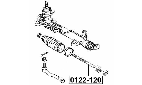 Тяга рулевая Febest, арт. 0122-120