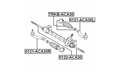 Тяга рулевая Febest, арт. 0122-ACA30