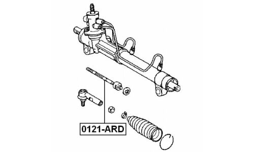 Тяга рулевая Febest, арт. 0122-ARD
