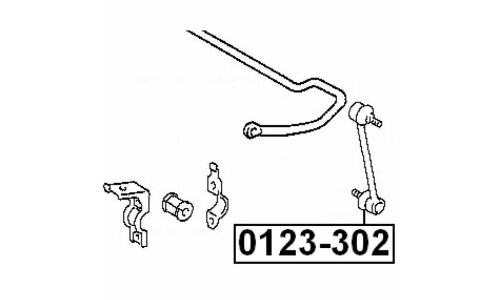 Стойка стабилизатора (линк) Febest, арт. 0123-302
