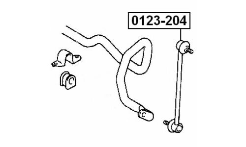 Стойка стабилизатора (линк) Febest, арт. 0123-204