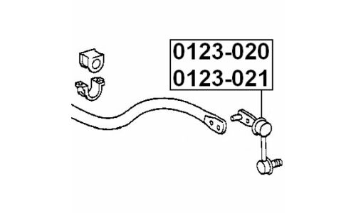 Стойка стабилизатора (линк) Febest, арт. 0123-021