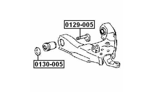 Шайба-эксцентрик Febest 0130-005, для Toyota (OEM 48198-35010)