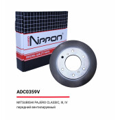 Диск тормозной Allies Nippon, передний, арт. ADC0359V