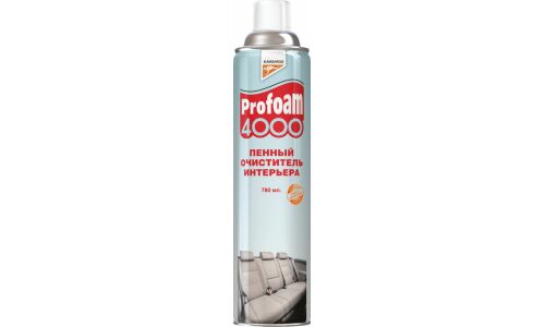 Очиститель салона Kangaroo Profoam 4000, пенный, для ковровых покрытий, ткани и велюра, очищает самые стойкие пятна, аэрозоль 780мл, арт. 320492