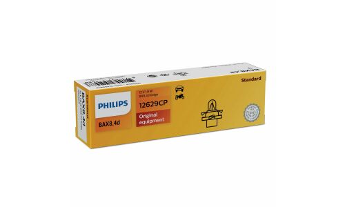 Лампа Philips Vision BAX (BX8.4d beige, T5), 12В, 1.8Вт, 1 шт