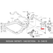 Стойка стабилизатора (линк) Nissan, арт. 54618CY00A