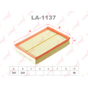 Фильтр воздушный LYNXauto, арт. LA-1137