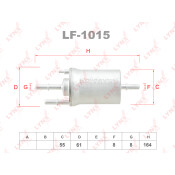 Фильтр топливный LYNXauto, арт. LF-1015